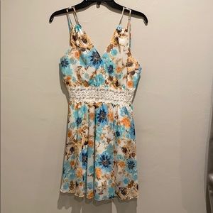 Floral print dress